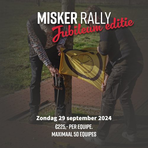 Jubileumeditie van de Misker Rally!