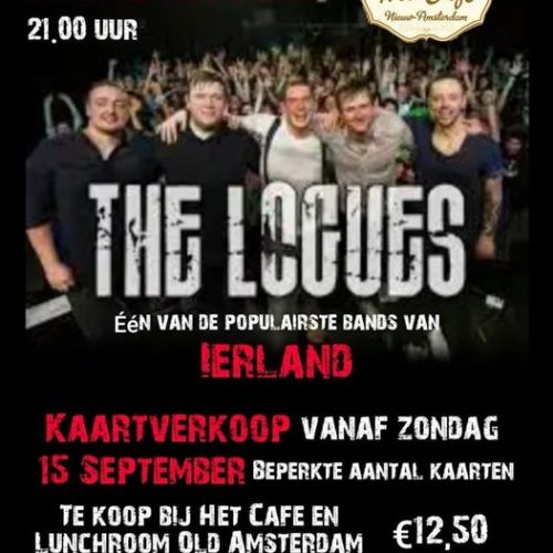 THE LOGUES uit Ierland komen naar ‘Het Cafe’