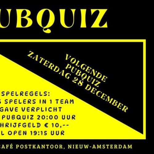 De gezelligste maand van het jaar verdient de leukste pubquiz!